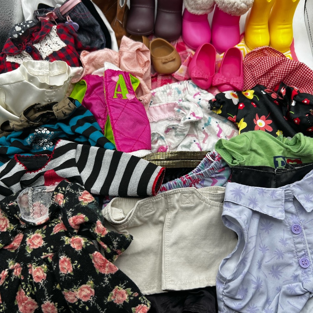 Our Generation + Others Doll Clothes Shoes Accessories Lot of 31 Pieces